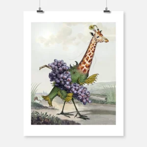 Grape Giraffe Creature